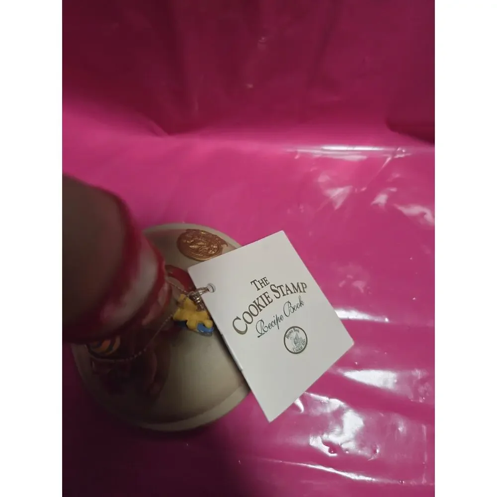 Vintage Brown Bag Cookie Press Happy Birthday Bear 3.5